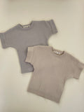 Ribbed Two Piece Set - Tan