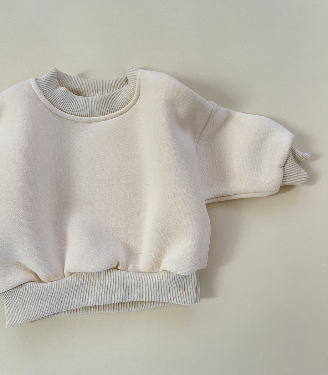 Warm Tracksuit Cream Purely Little