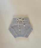 Chunky Knit Bloomers - Light grey