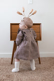 Ruffle Linen Romper Dress (3m-24m)