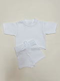 Knit Two Piece Sets - White