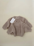 Extra Chunky Knit Sweater - Oatmeal