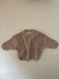 Speckled Chunky Knit Sweater - Beige
