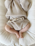 Chunky Knit Bloomers - Oatmeal