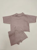 Knit Two Piece Sets - Brown