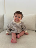 Oversized Cable Knit Sweater - Brown