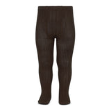 Ribbed Tights - Brown