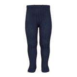 Ribbed Tights - Navy