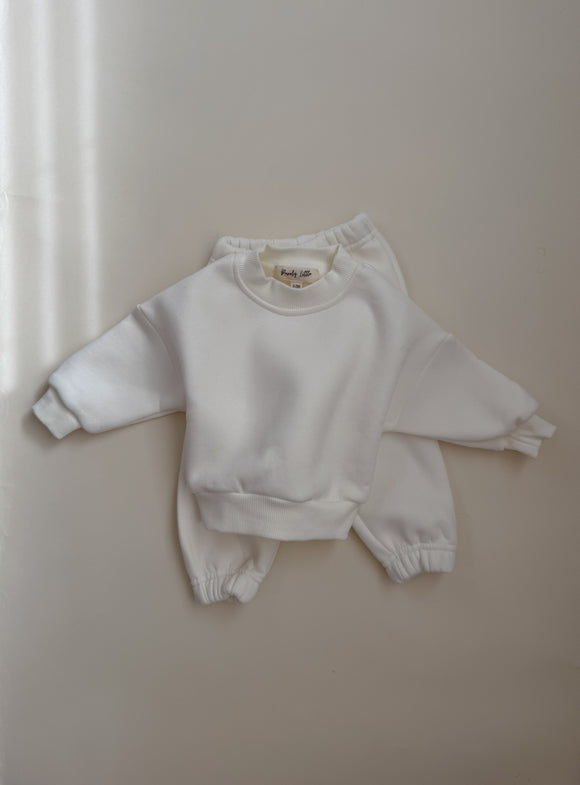 Warm Tracksuit - White