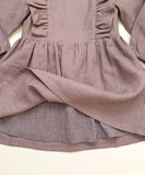 Ruffle Linen Dress (2-4T)