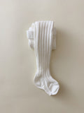 Ribbed Tights - Cream
