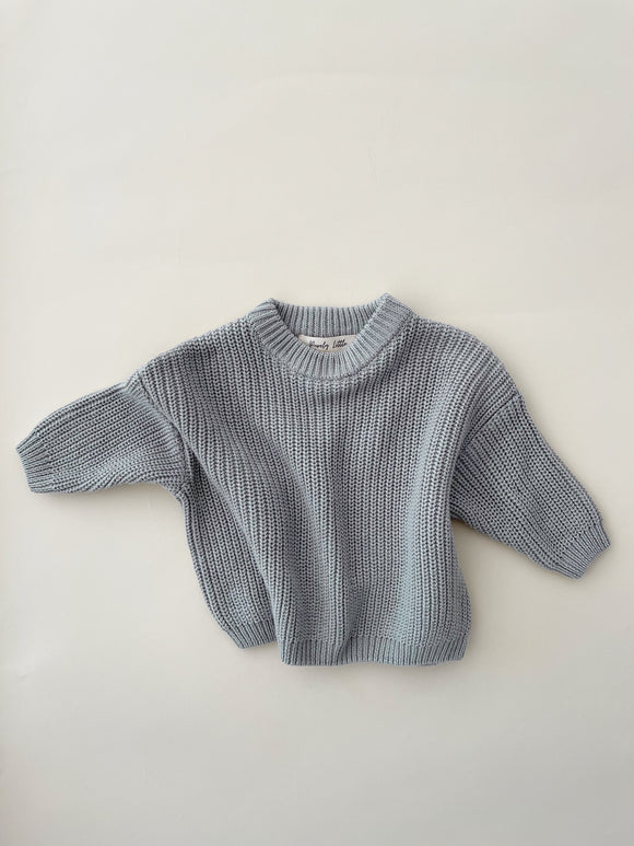 Chunky Knit Sweater - Sage – Purely Little