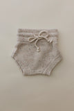Speckled Chunky Knit Bloomers - Ecru