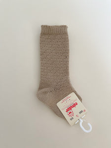 Patterned Knee Socks - Rope