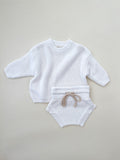Chunky Knit Sweater - White