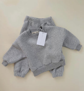 Warm Tracksuit - Heather grey