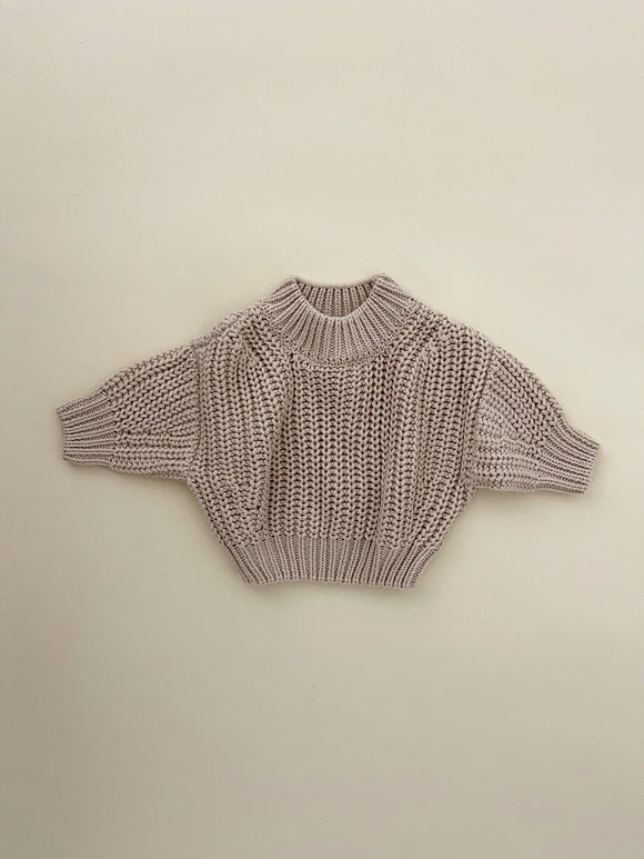 Extra Chunky Knit Sweater - Oatmeal
